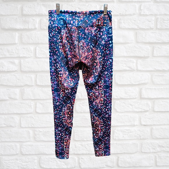 Multi-Colored Mid Rise Workout Leggings | M - Picture 3 of 4